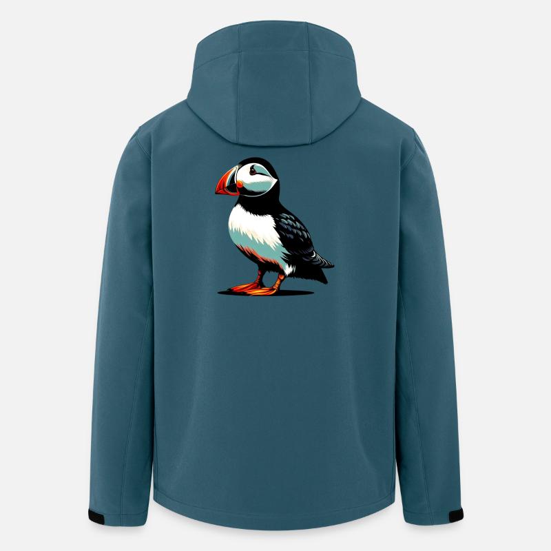Papageitaucher - Recycelte Männer Softshell-Jacke von Stanley/Stella - Dunkles Petrol
