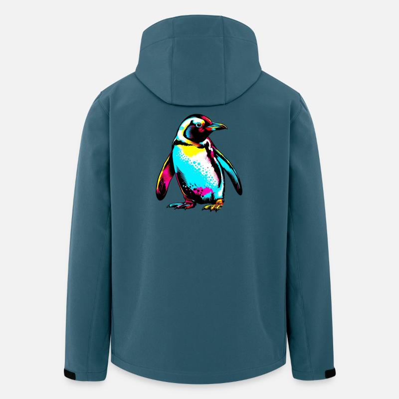 Pingouin - Veste softshell homme en polyester recyclé Stanley/Stella - bleu pétrole foncé
