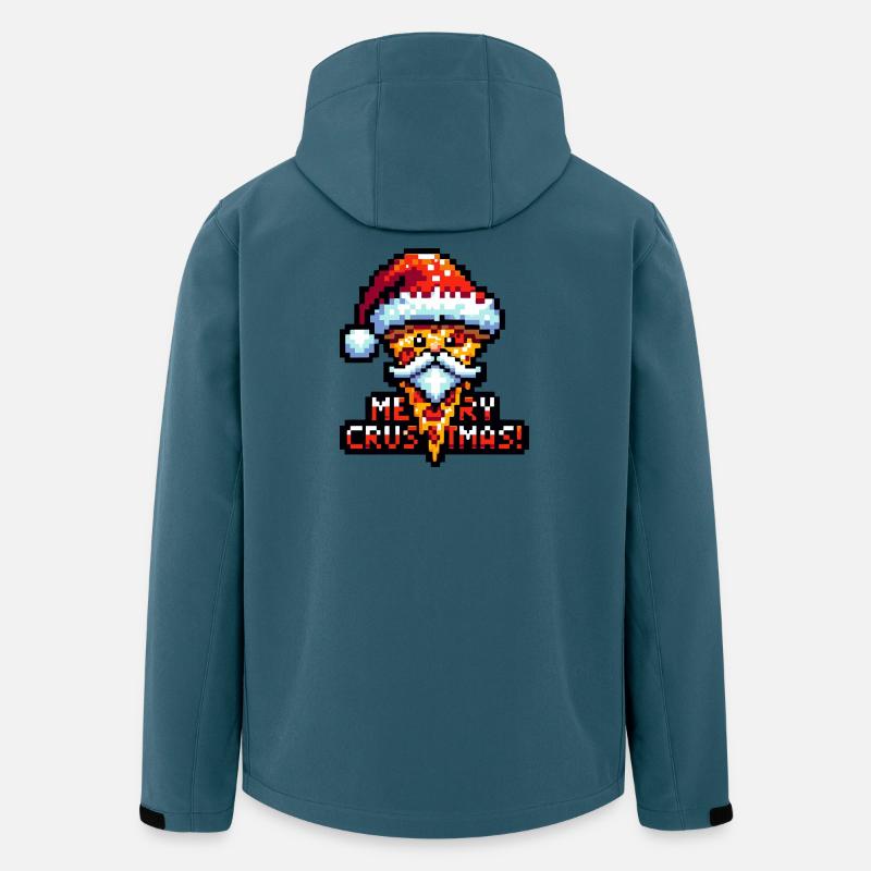 Merry Crustmas! - Recycelte Männer Softshell-Jacke von Stanley/Stella - Dunkles Petrol