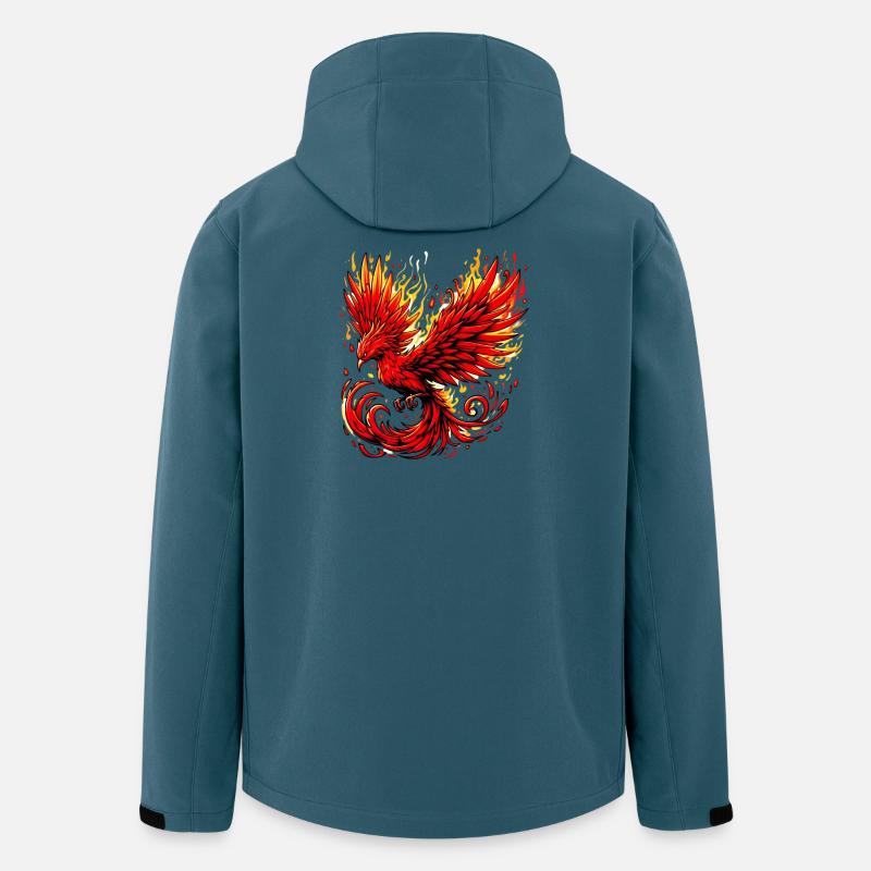Red Phoenix - Men’s Recycled Softshell Jacket by Stanley/Stella - stargazer