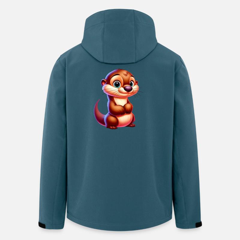 Otter - Recycelte Männer Softshell-Jacke von Stanley/Stella - Dunkles Petrol