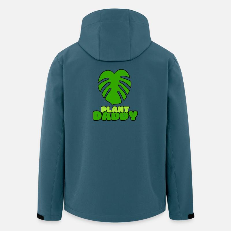 Plant Daddy - Recycelte Männer Softshell-Jacke von Stanley/Stella - Dunkles Petrol