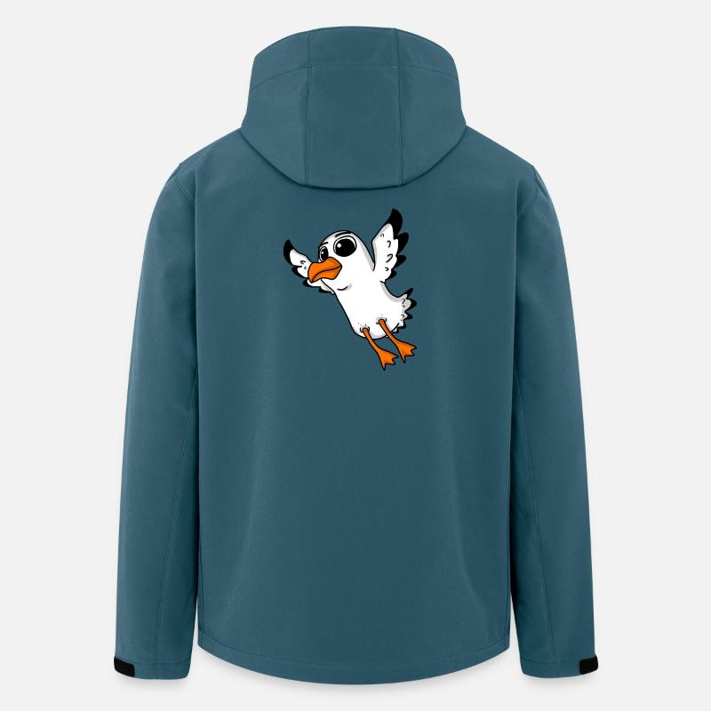 Seagull Bird - Men’s Recycled Softshell Jacket by Stanley/Stella - stargazer