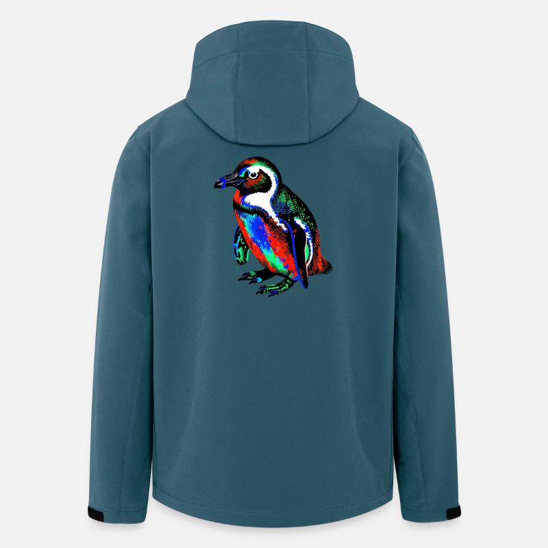 Pingouin - Veste softshell homme en polyester recyclé Stanley/Stella - bleu pétrole foncé