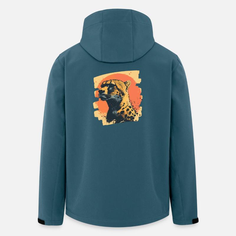 Gepard - Recycelte Männer Softshell-Jacke von Stanley/Stella - Dunkles Petrol