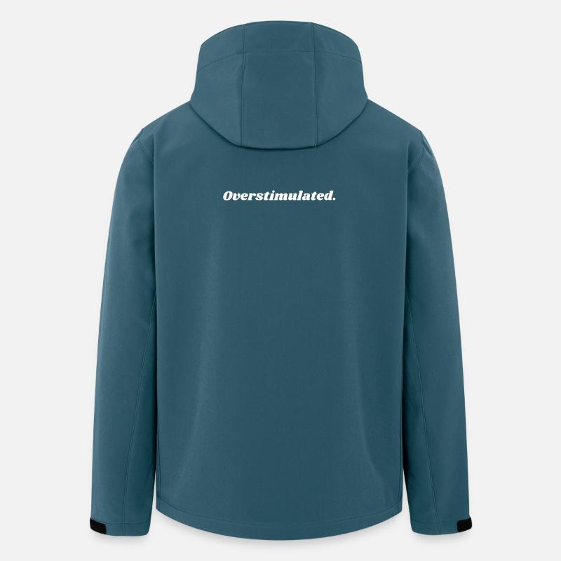 Overstimulated - Recycelte Männer Softshell-Jacke von Stanley/Stella - Dunkles Petrol