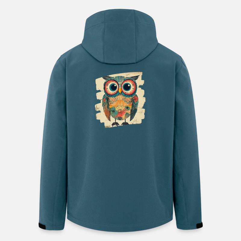 Owl - Men’s Recycled Softshell Jacket by Stanley/Stella - stargazer