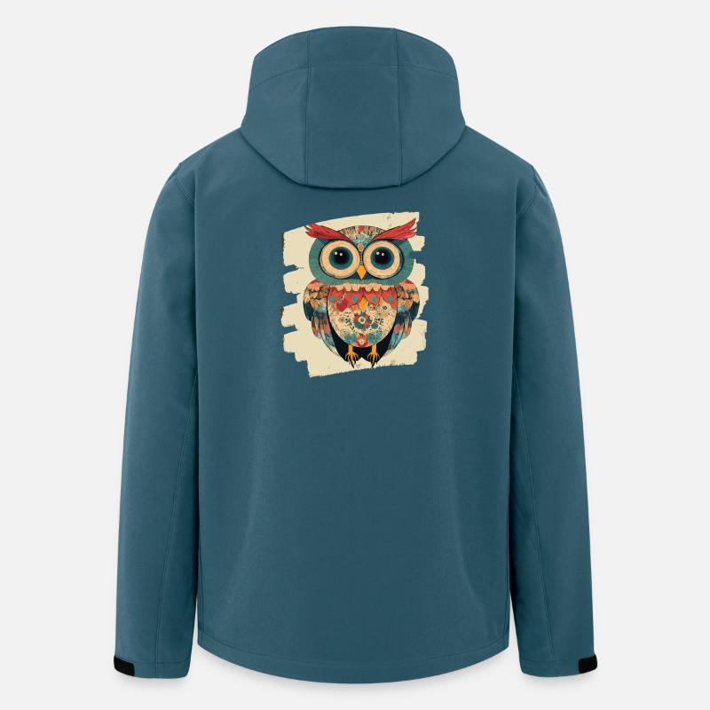 Owl - Men’s Recycled Softshell Jacket by Stanley/Stella - stargazer