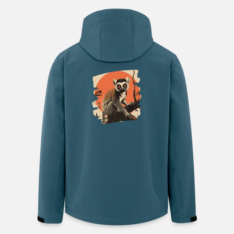 Lemur - Recycelte Männer Softshell-Jacke von Stanley/Stella - Dunkles Petrol