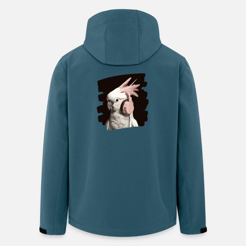 Kakadu - Recycelte Männer Softshell-Jacke von Stanley/Stella - Dunkles Petrol