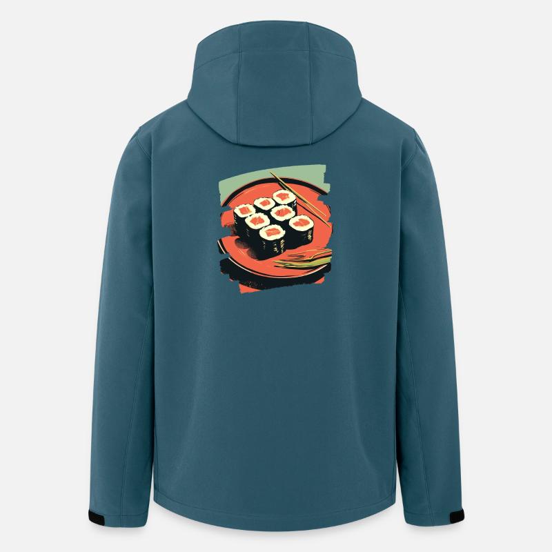 Sushi - Recycelte Männer Softshell-Jacke von Stanley/Stella - Dunkles Petrol