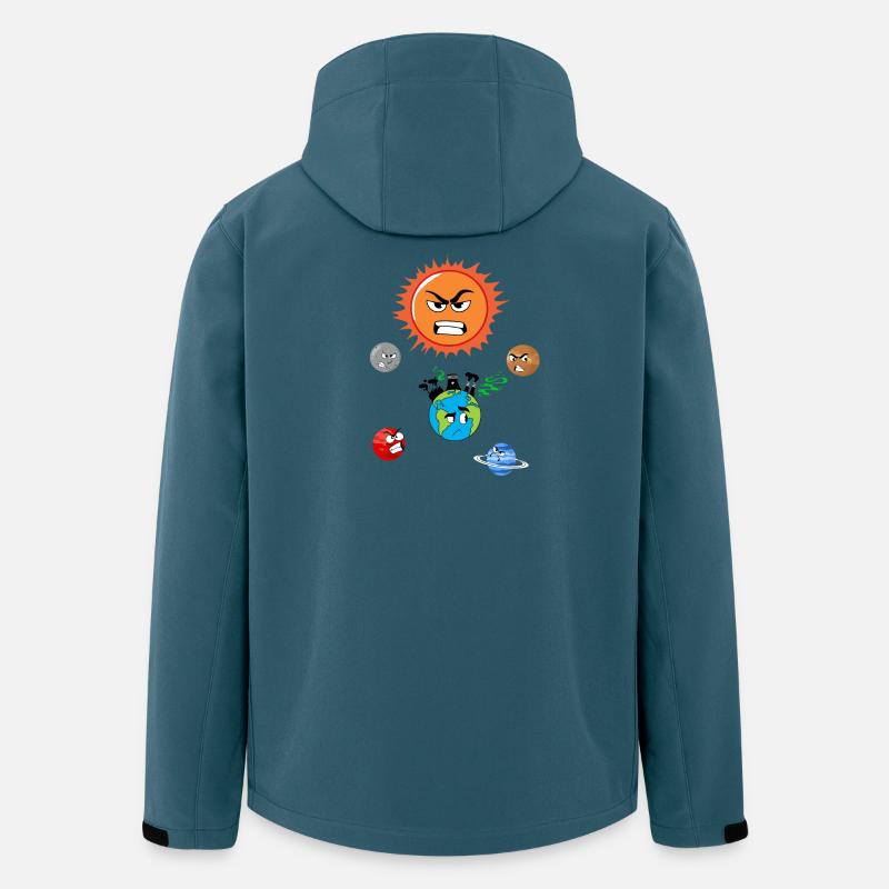 Verschmutzung der Erde - Recycelte Männer Softshell-Jacke von Stanley/Stella - Dunkles Petrol