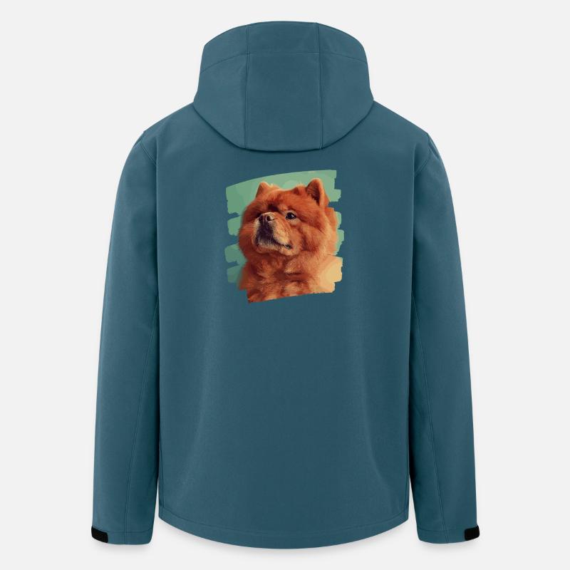 Chow Chow - Men’s Recycled Softshell Jacket by Stanley/Stella - stargazer