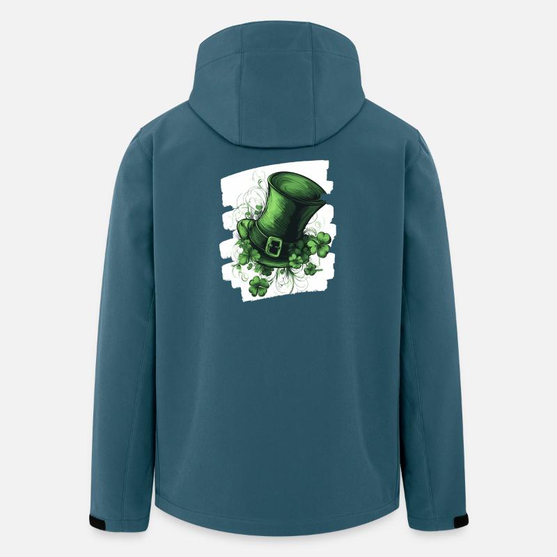 La Saint-Patrick - Veste softshell homme en polyester recyclé Stanley/Stella - bleu pétrole foncé