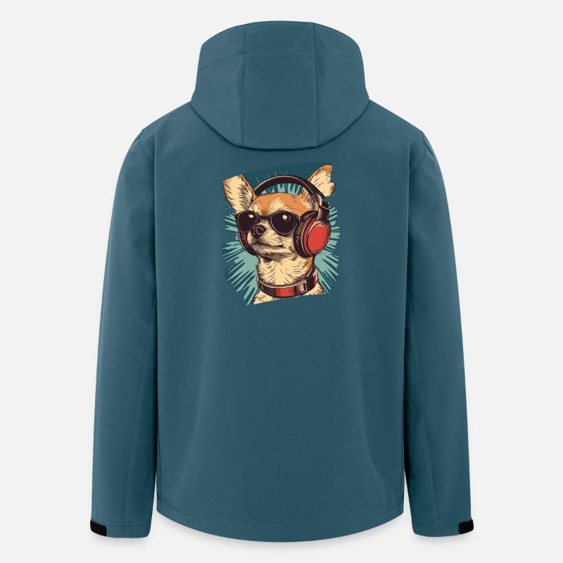 Chihuahua - Recycelte Männer Softshell-Jacke von Stanley/Stella - Dunkles Petrol