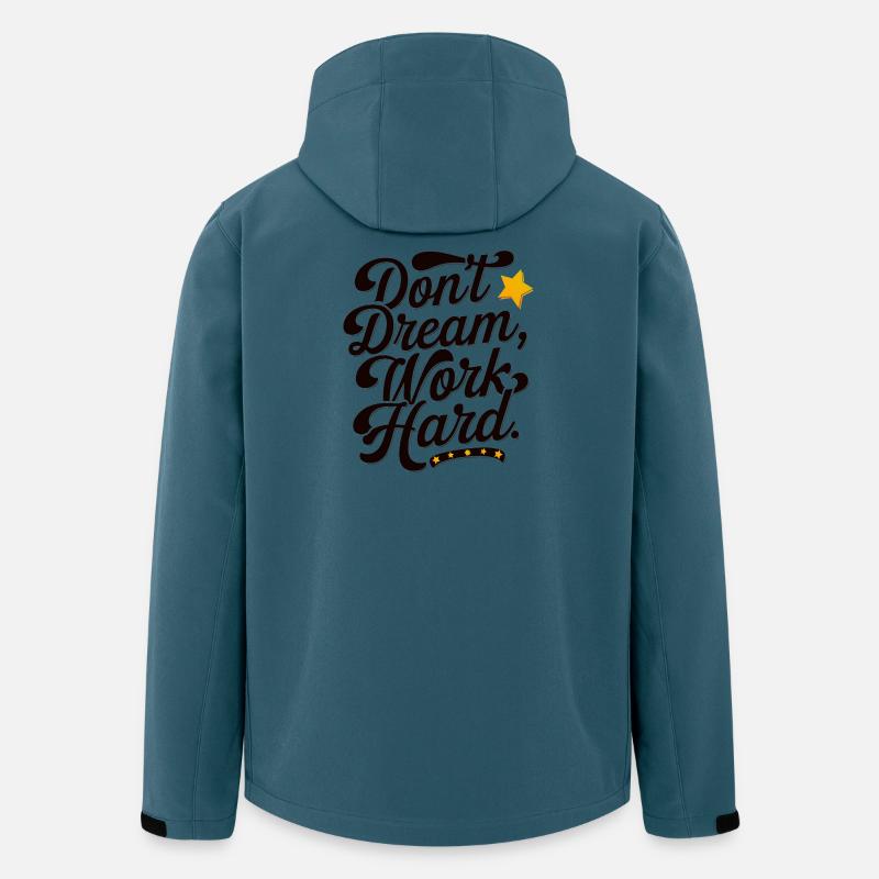 Don't dream work Hard - Men’s Recycled Softshell Jacket by Stanley/Stella - stargazer