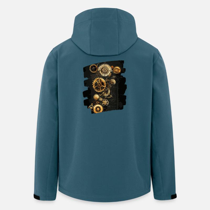 Steampunk Clockwork - Men’s Recycled Softshell Jacket by Stanley/Stella - stargazer