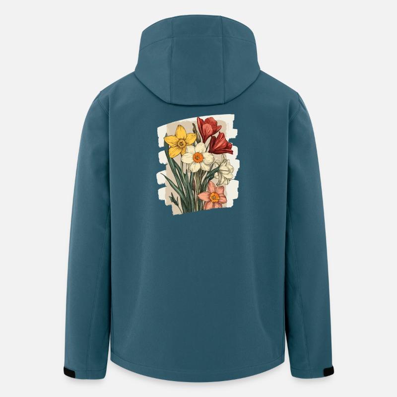 Spring Spring Beginning Flower Flowers - Men’s Recycled Softshell Jacket by Stanley/Stella - stargazer