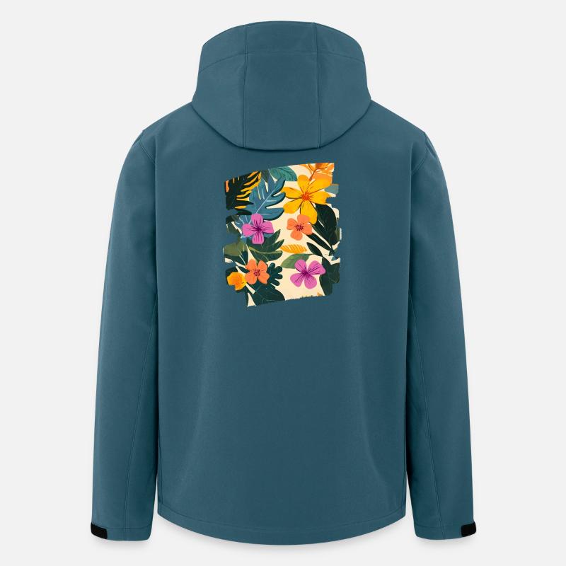 Sommer - Recycelte Männer Softshell-Jacke von Stanley/Stella - Dunkles Petrol