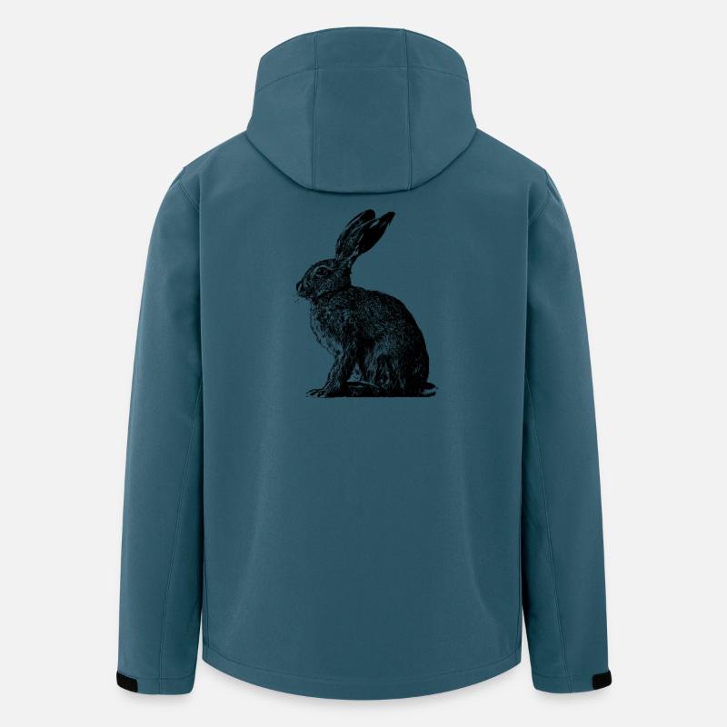 Rabbit / brown hare / Easter bunny ? - Men’s Recycled Softshell Jacket by Stanley/Stella - stargazer
