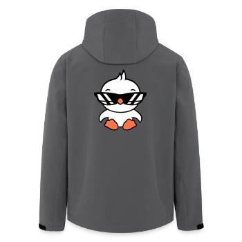 Bird Sunglasses Cool Black Glasses Coolness - Men’s Recycled Softshell Jacket by Stanley/Stella - stargazer - Back - AI Model Male 185 light (185cm)