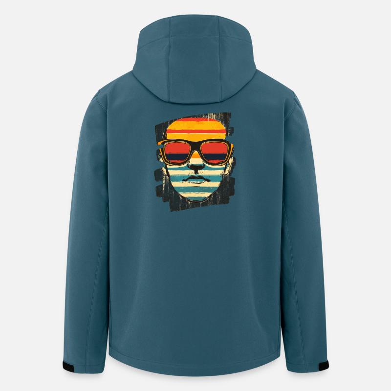 Sonnenbrille - Recycelte Männer Softshell-Jacke von Stanley/Stella - Dunkles Petrol