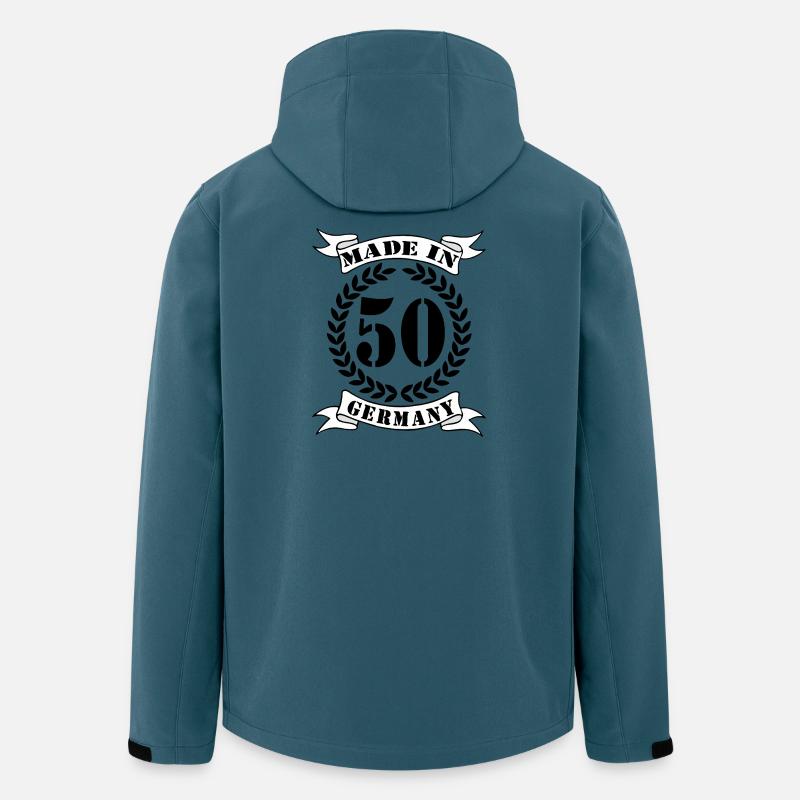 50th Birthday , Germany - Men’s Recycled Softshell Jacket by Stanley/Stella - stargazer