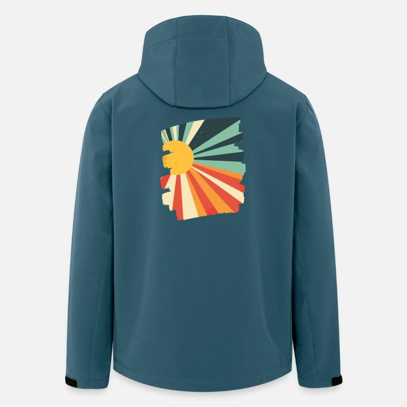 Sommer Sonne - Recycelte Männer Softshell-Jacke von Stanley/Stella - Dunkles Petrol