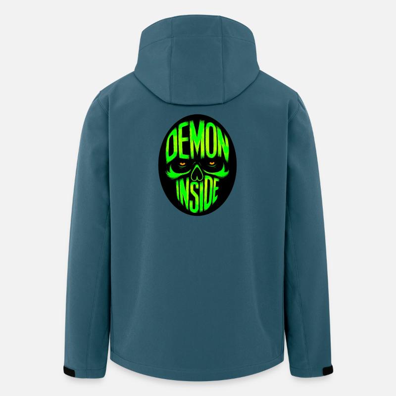 Demon inside - Recycelte Männer Softshell-Jacke Discoverer von Stanley/Stella - Dunkles Petrol