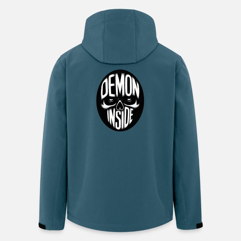 Demon inside - Recycelte Männer Softshell-Jacke von Stanley/Stella - Dunkles Petrol