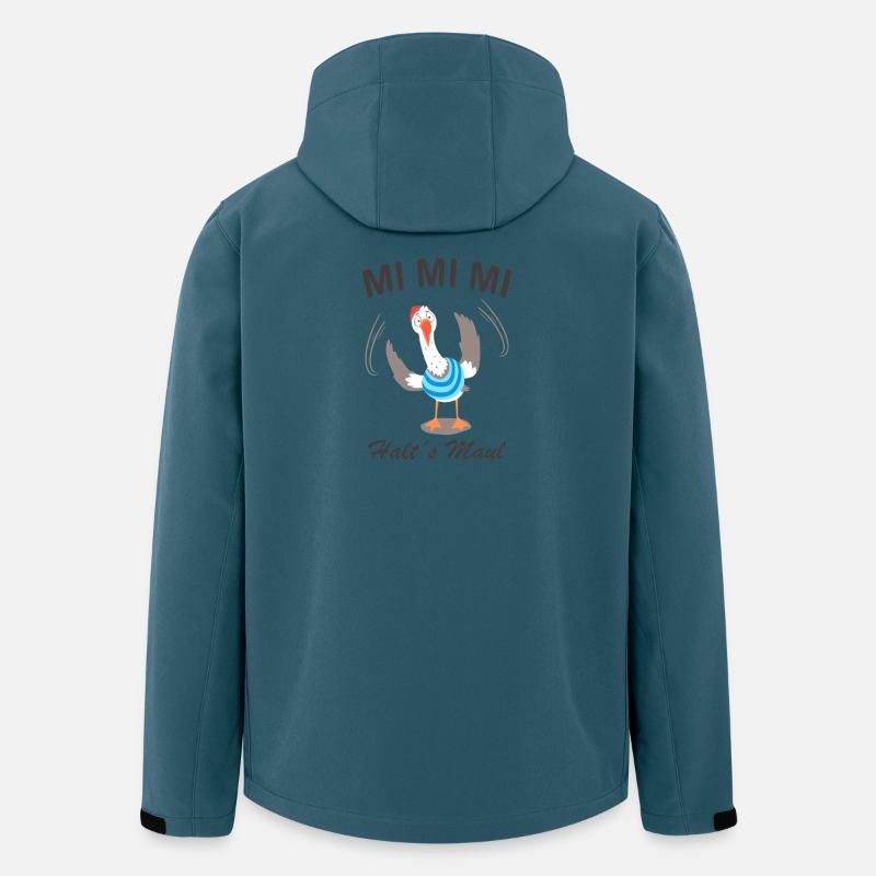 Mi Mi Mi - Recycelte Männer Softshell-Jacke von Stanley/Stella - Dunkles Petrol