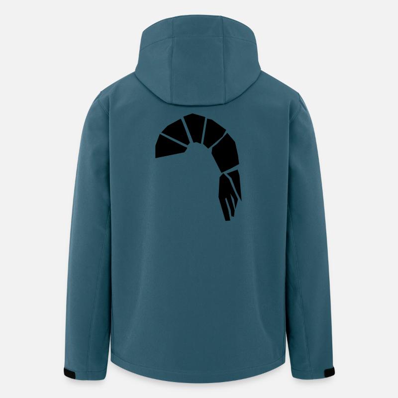 Shrimp - Recycelte Männer Softshell-Jacke von Stanley/Stella - Dunkles Petrol