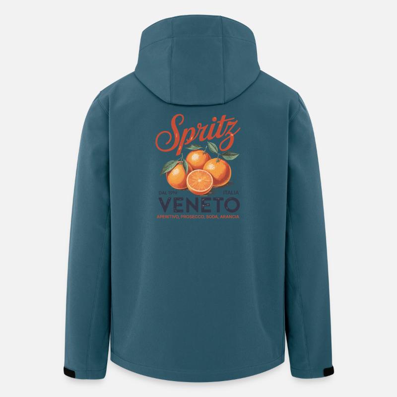 Sunset Aperitivo - Recycelte Männer Softshell-Jacke von Stanley/Stella - Dunkles Petrol