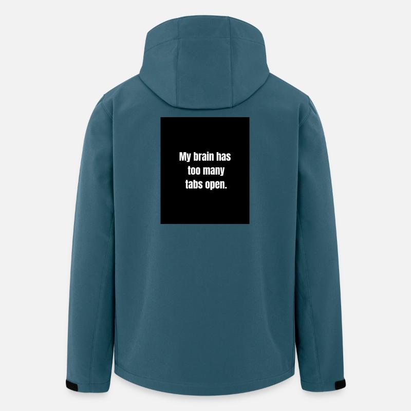 Too Many Tabs – Overthinking in Progress - Men’s Recycled Softshell Jacket by Stanley/Stella - stargazer