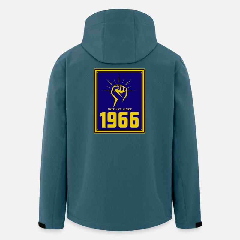 Retro Rebellion 1966 Motiv Design - Recycelte Männer Softshell-Jacke von Stanley/Stella - Dunkles Petrol