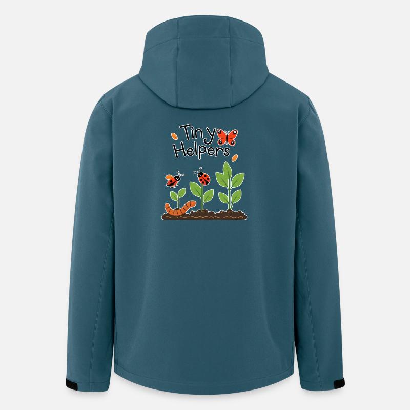 Tiny Helpers in the Garden - Men’s Recycled Softshell Jacket by Stanley/Stella - stargazer