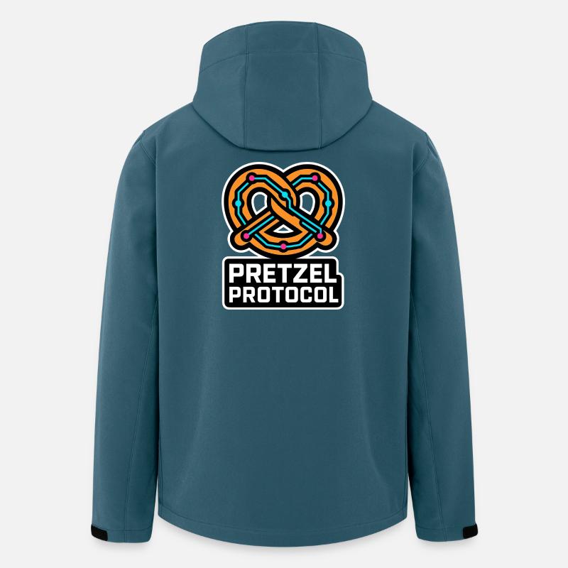 Pretzel Protocol - Recycelte Männer Softshell-Jacke von Stanley/Stella - Dunkles Petrol