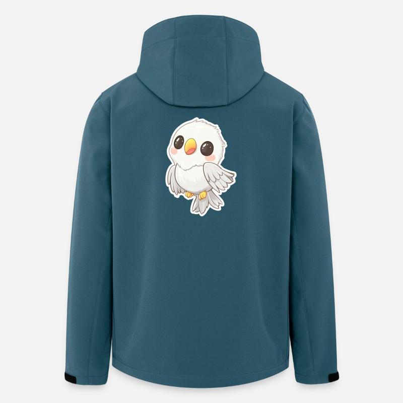 Kakadu - Recycelte Männer Softshell-Jacke von Stanley/Stella - Dunkles Petrol