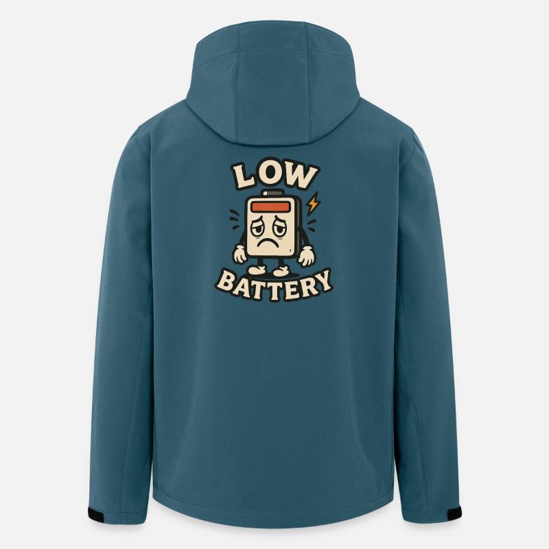 Dead and tired battery – Low Battery - Men’s Recycled Softshell Jacket by Stanley/Stella - stargazer