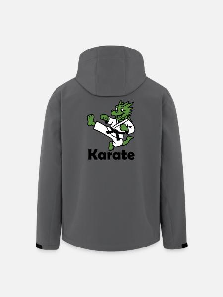 Karaté Dragon - Veste softshell homme en polyester recyclé Stanley/Stella - bleu pétrole foncé
