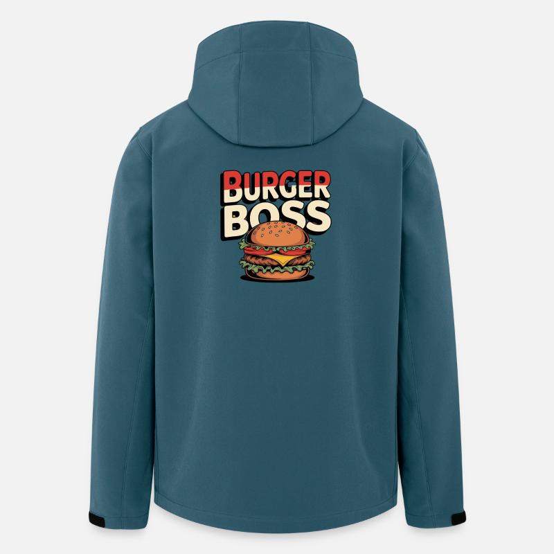 Burger Kollektion - Recycelte Männer Softshell-Jacke von Stanley/Stella - Dunkles Petrol