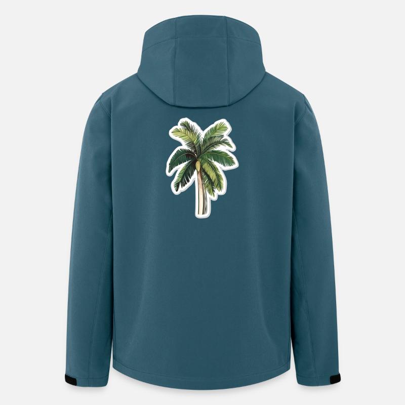Palme - Recycelte Männer Softshell-Jacke von Stanley/Stella - Dunkles Petrol