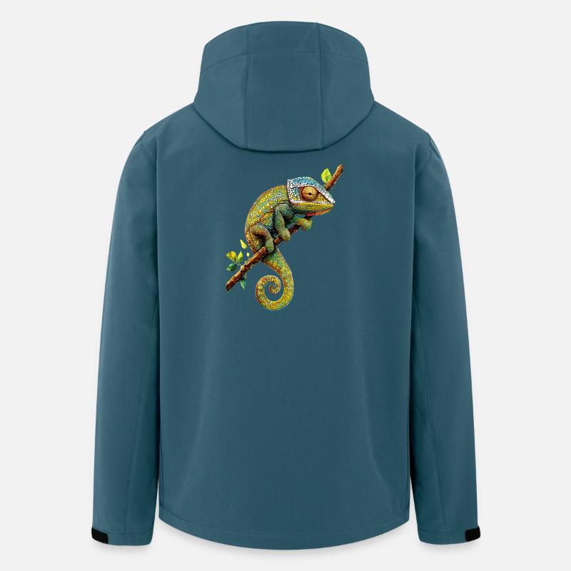 Chameleon Lizard Reptile Chameleon Iguana Lizard - Men’s Recycled Softshell Jacket by Stanley/Stella - stargazer