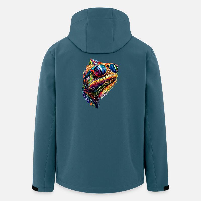 Chameleon Lizard Reptile Chameleon Iguana Lizard - Men’s Recycled Softshell Jacket by Stanley/Stella - stargazer