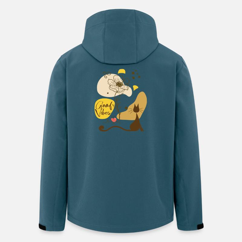Herbst Vibes - Recycelte Männer Softshell-Jacke von Stanley/Stella - Dunkles Petrol