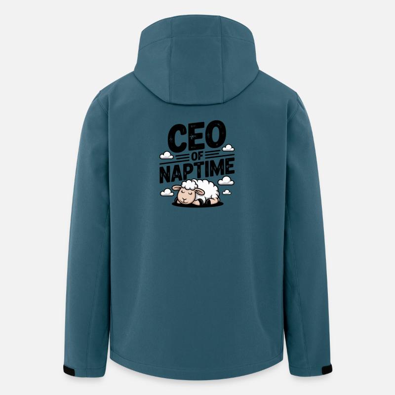 Geschäftsführer von Naptime - Recycelte Männer Softshell-Jacke von Stanley/Stella - Dunkles Petrol