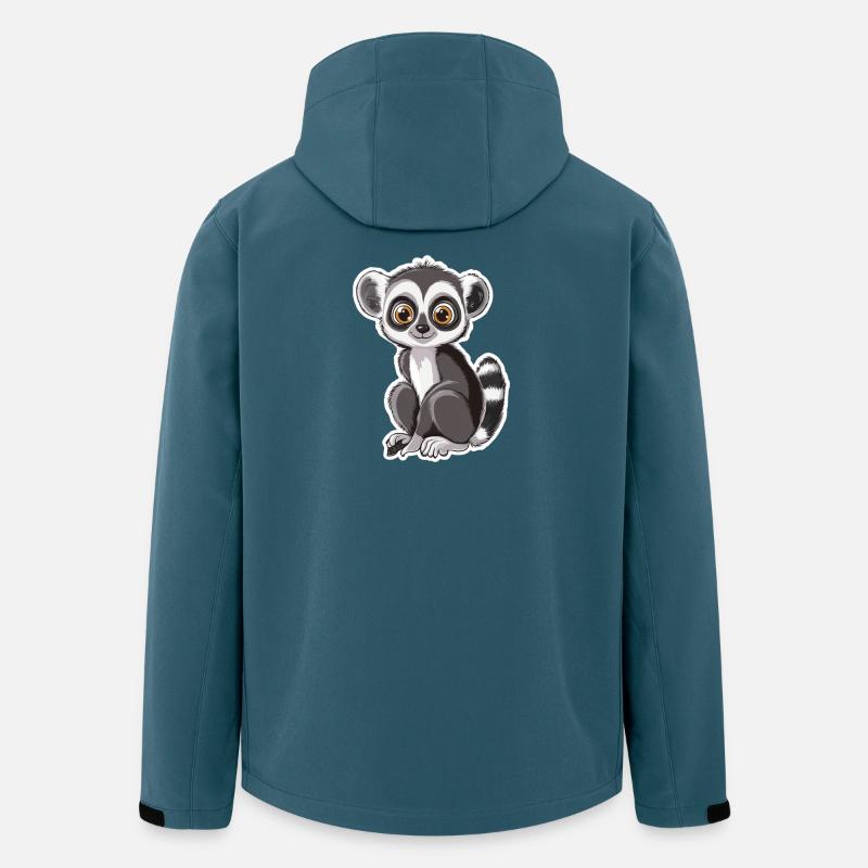 Lemur - Recycelte Männer Softshell-Jacke von Stanley/Stella - Dunkles Petrol
