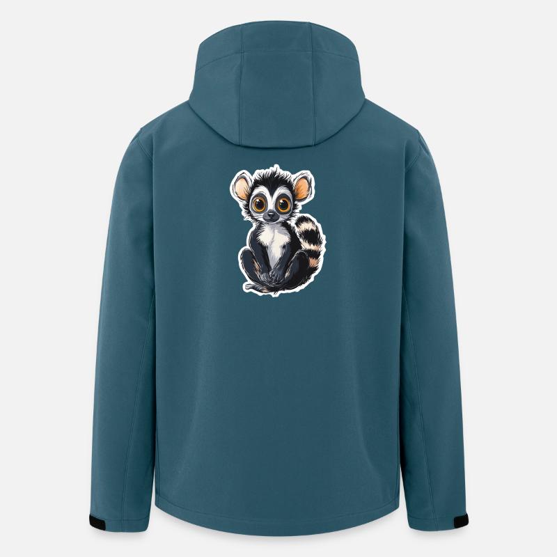Lemur - Recycelte Männer Softshell-Jacke von Stanley/Stella - Dunkles Petrol