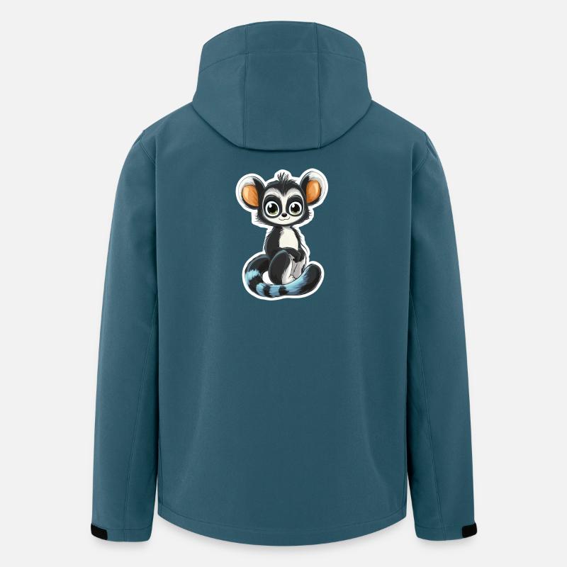 Lemur - Recycelte Männer Softshell-Jacke von Stanley/Stella - Dunkles Petrol