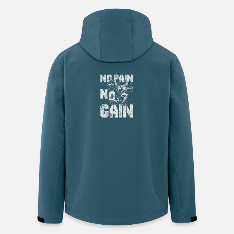 Kampfsport Motivationstraining Design - Recycelte Männer Softshell-Jacke von Stanley/Stella - Dunkles Petrol